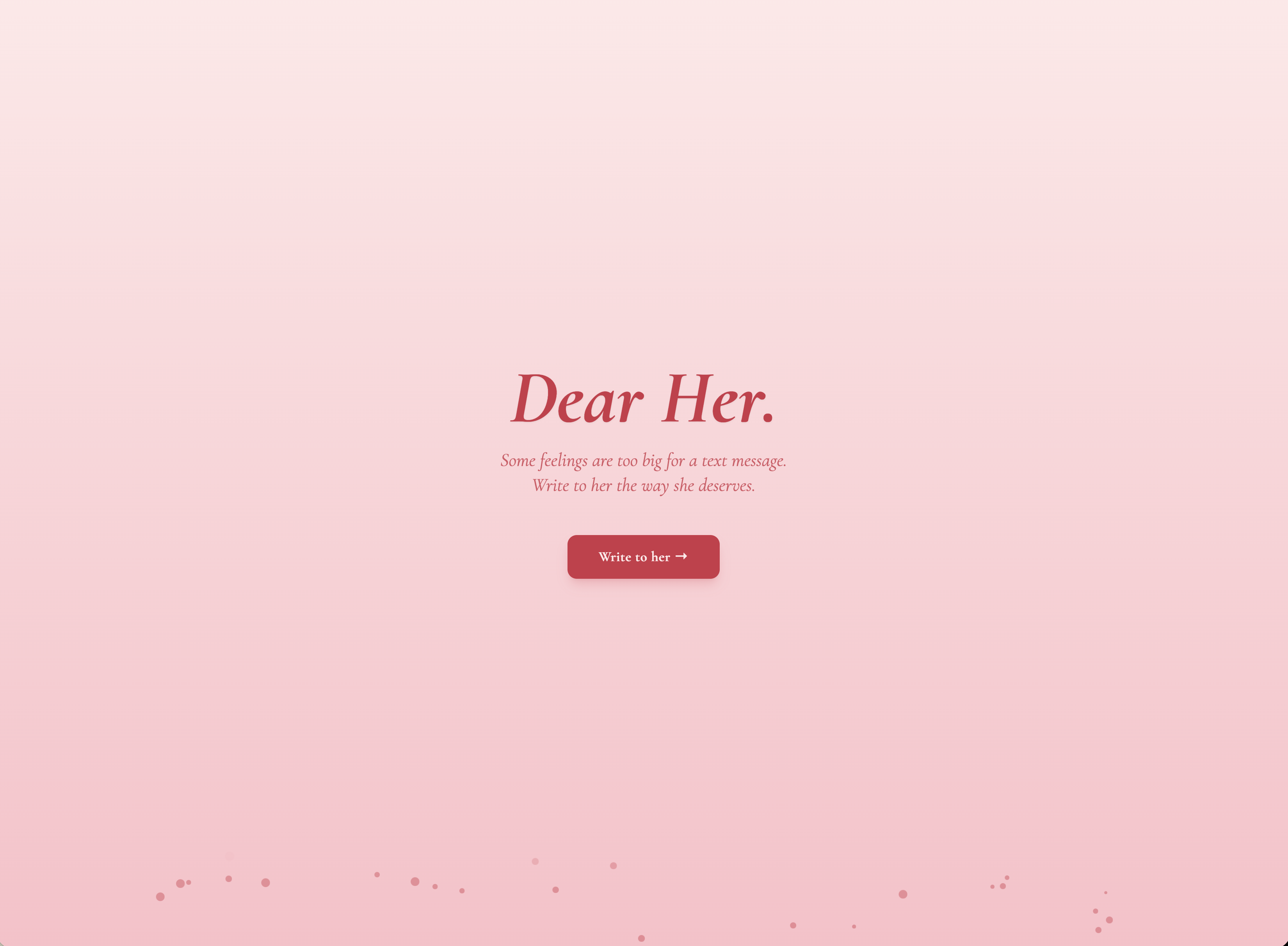 Dear Her one-pager